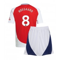 Arsenal Martin Odegaard #8 Heimtrikotsatz Kinder 2024-25 Kurzarm (+ Kurze Hosen)